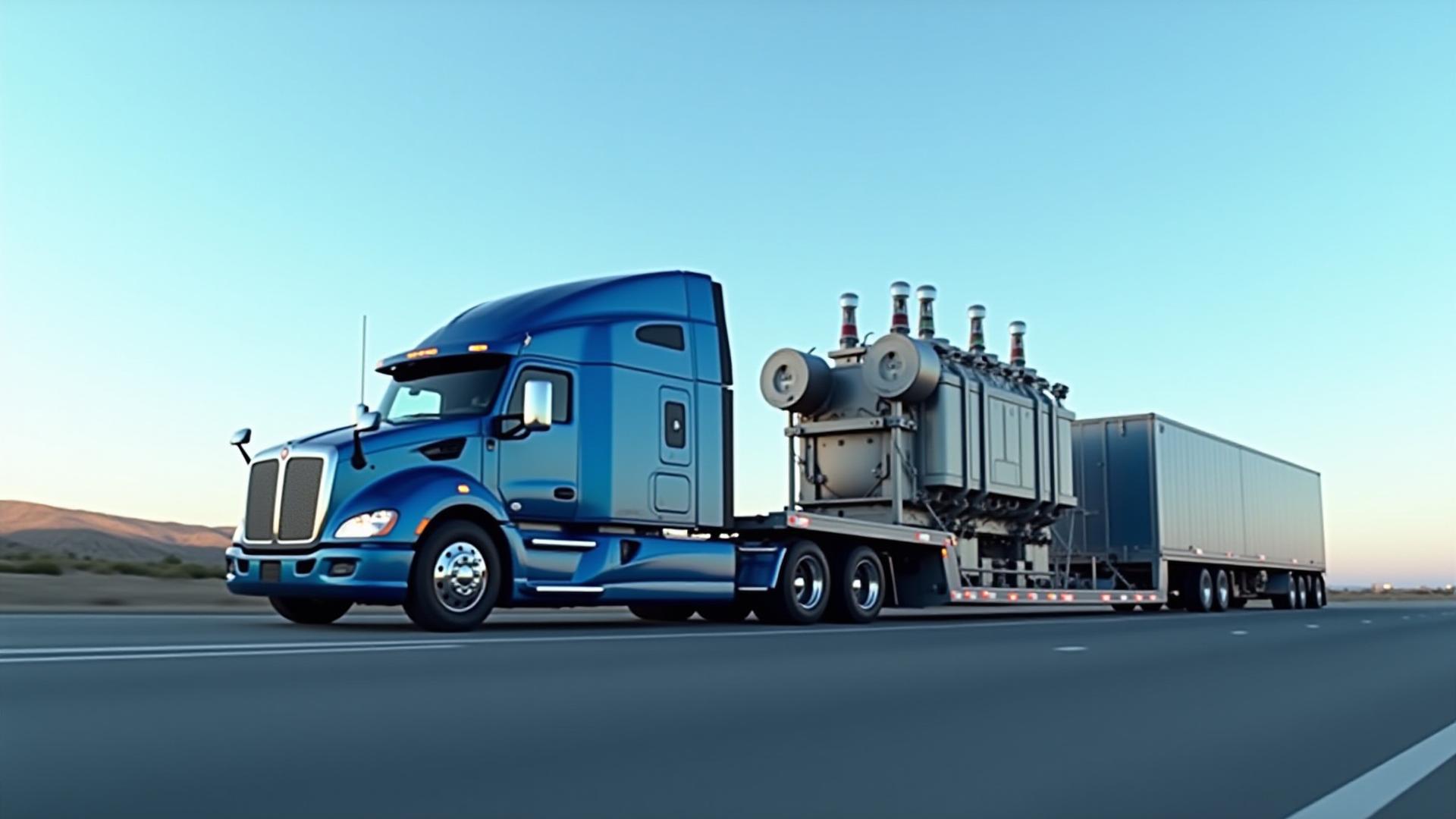 Heavy haulage of energy infrastructure components